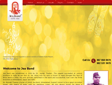 Tablet Screenshot of jea-band.com